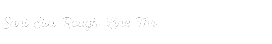 font Sant-Elia-Rough-Line-Thr download