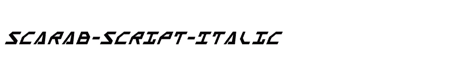 font Scarab-Script-Italic download