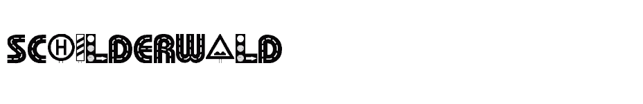 font Schilderwald download