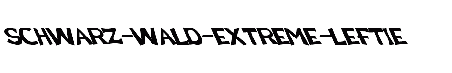 font Schwarz-Wald-Extreme-Leftie download