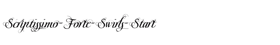 font Scriptissimo-Forte-Swirls-Start download