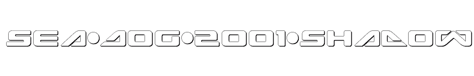 font Sea-Dog-2001-Shadow download