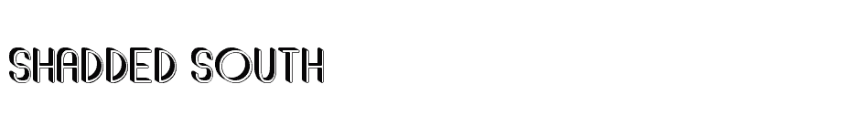 font Shadded-South download