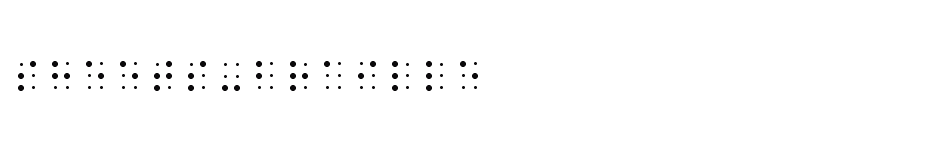 font Sheets-Braille download