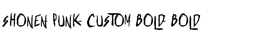 font Shonen-Punk-Custom-Bold-Bold download