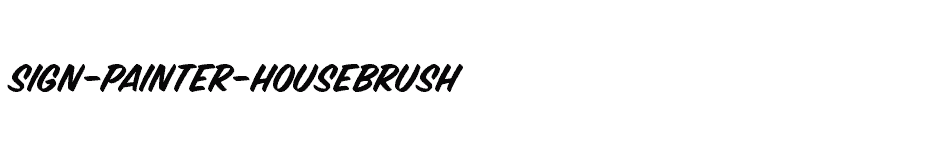 font Sign-Painter-HouseBrush download