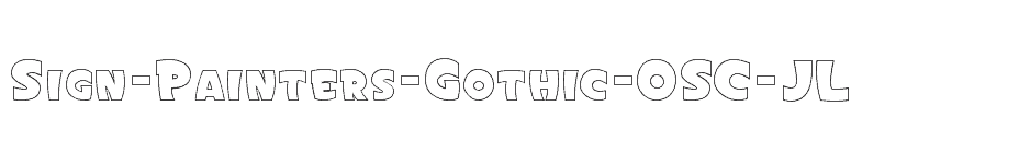font Sign-Painters-Gothic-OSC-JL download