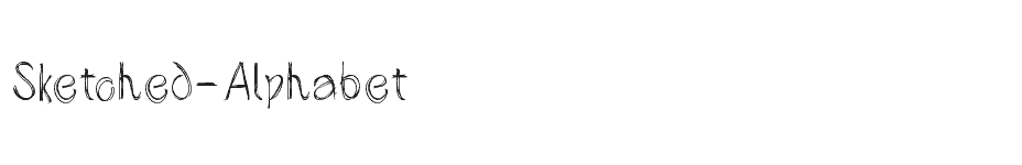 font Sketched-Alphabet download