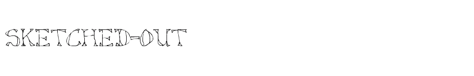 font Sketched-Out download