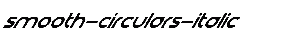 font Smooth-Circulars-Italic download