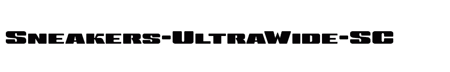 font Sneakers-UltraWide-SC download