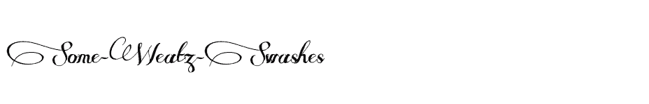 font Some-Weatz-Swashes download