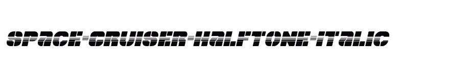 font Space-Cruiser-Halftone-Italic download