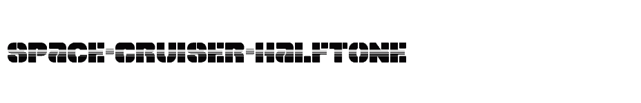 font Space-Cruiser-Halftone download