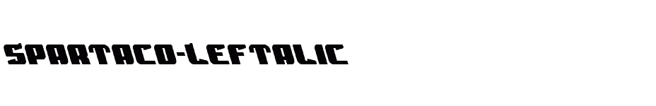 font Spartaco-Leftalic download