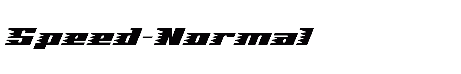 font Speed-Normal download