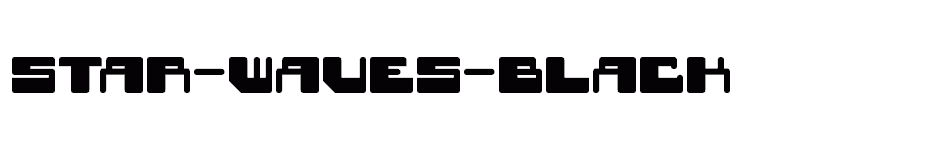 font Star-Waves-Black download
