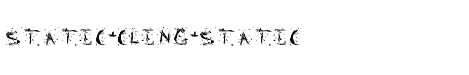 font Static-Cling-Static download