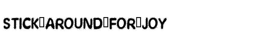 font Stick-Around-For-Joy download