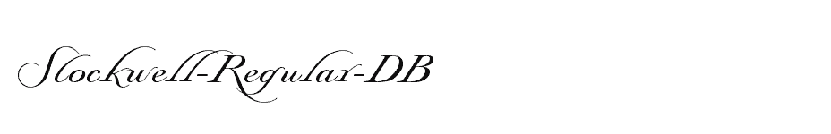 font Stockwell-Regular-DB download