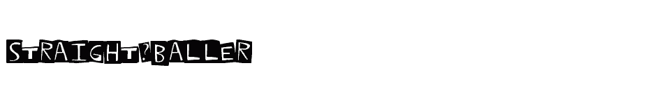 font Straight-Baller download