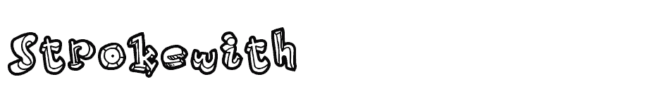 font Strokewith download
