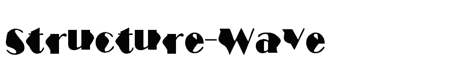 font Structure-Wave download