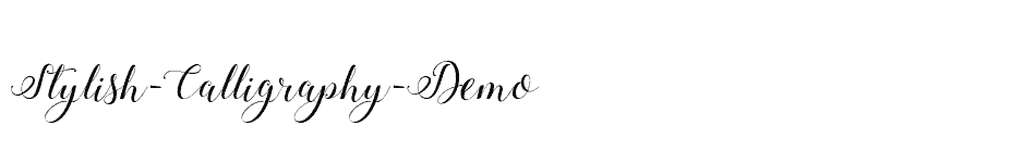 font Stylish-Calligraphy-Demo download