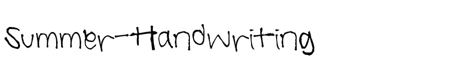 font Summer-Handwriting download