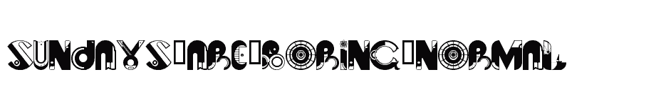 font Sundays-are-Boring-Normal download
