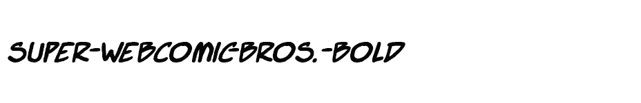 font Super-Webcomic-Bros.-Bold download