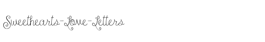 font Sweethearts-Love-Letters download