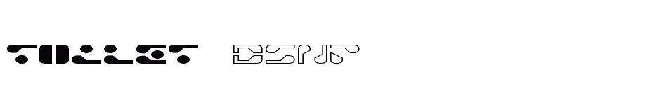font TOILET-dsnp download