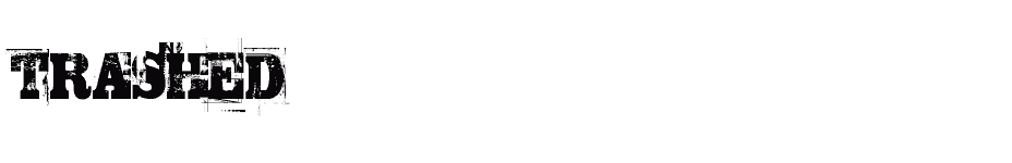 font TRASHED download