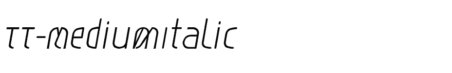 font TT-MediumItalic download