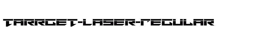 font Tarrget-Laser-Regular download