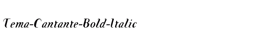 font Tema-Cantante-Bold-Italic download