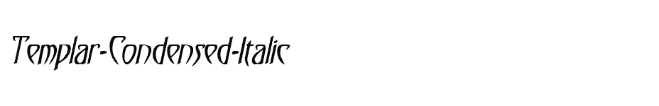 font Templar-Condensed-Italic download