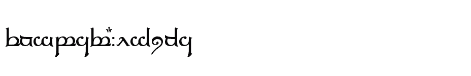 font Tengwar-Elfica download