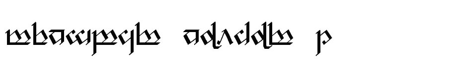 font Tengwar-Noldor-1 download