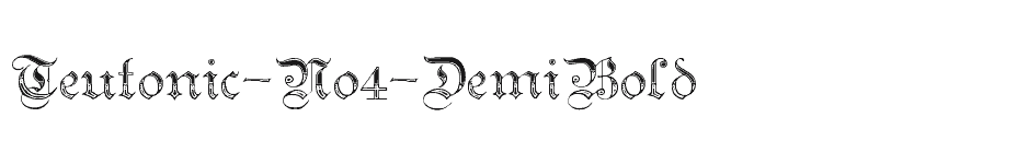 font Teutonic-No4-DemiBold download