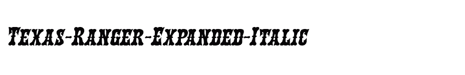 font Texas-Ranger-Expanded-Italic download