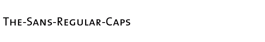 font The-Sans-Regular-Caps download