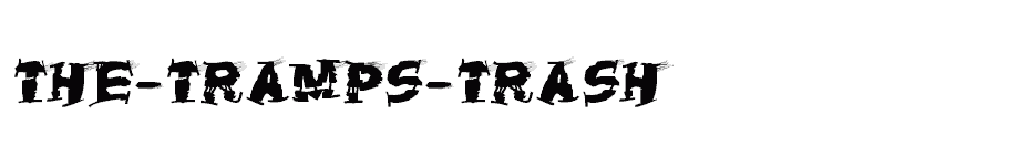 font The-Tramps-Trash download