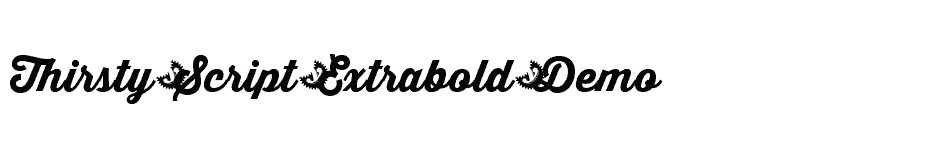 font Thirsty-Script-Extrabold-Demo download