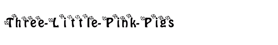 font Three-Little-Pink-Pigs download