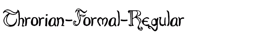 font Throrian-Formal-Regular download