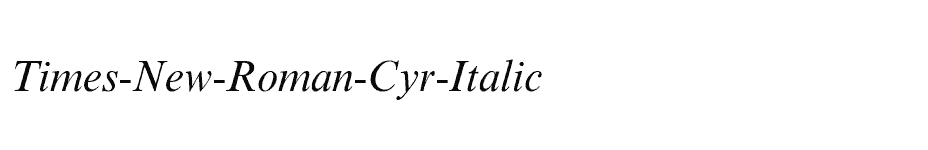 font Times-New-Roman-Cyr-Italic download