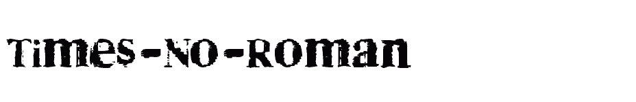 font Times-No-Roman download