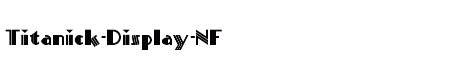 font Titanick-Display-NF download